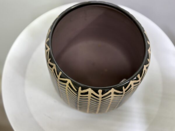 鉢カバー　陶器　模様　5号サイズ - 画像 (2)