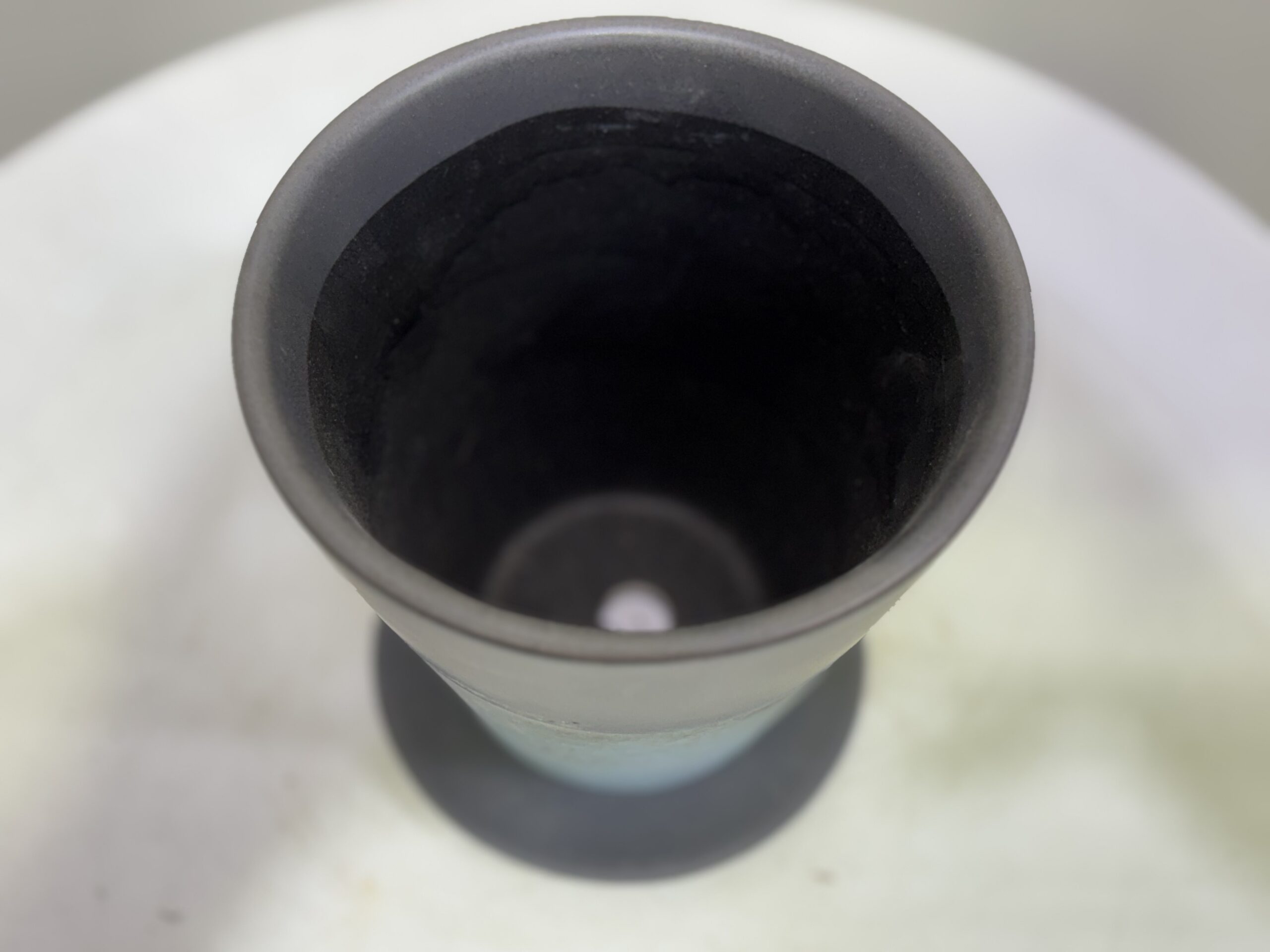 バイカラー 陶器鉢 3.5号サイズ - 画像 (2)